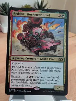 Redshift, Rocketeer Chief #218 (Near Mint) Aetherdrift Regular - MTG - Image 1