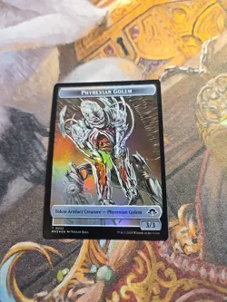 Phyrexian Germ / Phyrexian Golem Foil Token MTG MH3 - NM - - Image 2