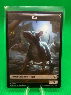 Rat Blood Token - Commander Outlaws of Thunder Junction - Image 1