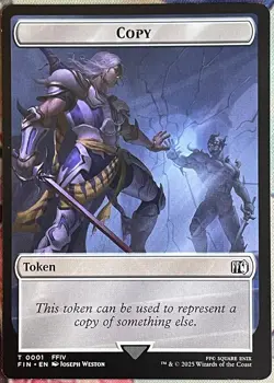 Robot Warrior Copy Token - T 0012 - Magic The Gathering Final Fantasy 2025 - Image 2