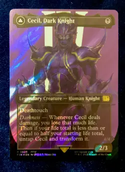 Cecil, Dark Knight (Borderless) (Surge Foil) #525 Final Fantasy Foil - Image 1