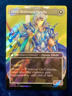 Cecil, Dark Knight (Borderless) (Surge Foil) #525 Final Fantasy Foil - Image 2