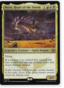 Neriv, Heart of the Storm Magic the Gathering Tarkir: Dragonstorm MTG Mythic - Image 1