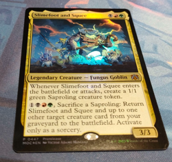 Slimefoot and Squee FOIL - Commander: March of the Machines - NM (see pics) MTG - Image 3