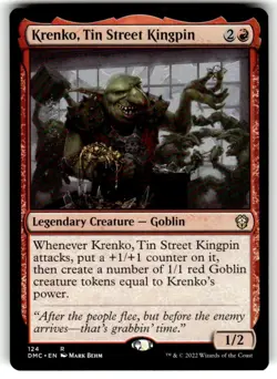 Krenko, Tin Street Kingpin Commander: Dominaria United Regular MTG NM - Image 1