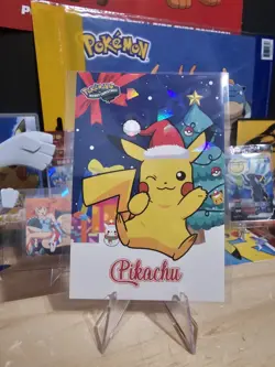 Pokemon Merry Christmas Card Database - Santa Hat Pikachu Christmas Tree - Image 5