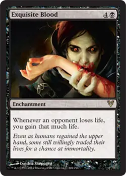 [1x] Exquisite Blood Slight Play, English Avacyn Restored MTG Magic - Image 1