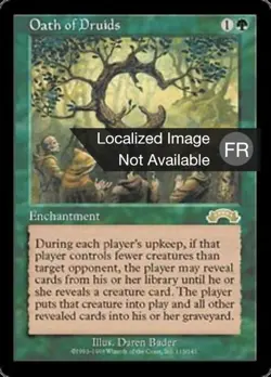 MRM ENGLISH Serment des druides - Oath of Druids MTG magic EXO - Image 1