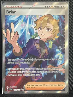Briar 163/142 Holo Ultra Rare Stellar Crown Trainer Pokemon Card NM - Image 1