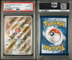 2025 POKEMON JTG EN-JOURNEY TOGETHER ILLUSTRATION RARE #165 SWINUB PSA 10 - Image 3