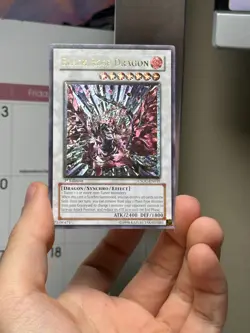 YUGIOH GREY PRINT Black Rose Dragon CSOC-EN039 Ultimate Rare 1st Edition NM - Image 3