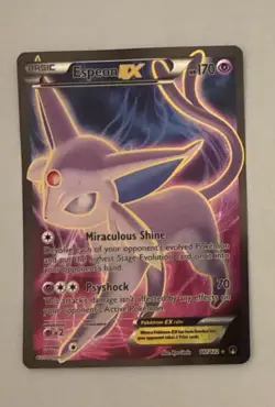 Espeon EX Full Art Holo Card 117/122 Pokemon TCG Breakpoint - Image 1