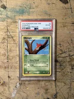 2004 POKEMON KIDS' WB! POKE CARD CREATOR #2 WURMPLE PSA 6 - Image 1