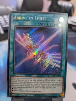 YuGiOh! Arrive in Light DAMA-EN050 Secret Rare 1st Ed - Image 1