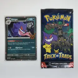 2024 POKEMON TRICK OR TRADE #057 GENGAR - BRAND NEW plus 1x Trick Of Trade Pack - Image 1