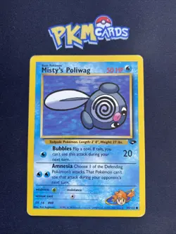 Pokemon TCG Misty's Poliwag Gym Challenge 89/132 Regular MP. - Image 1