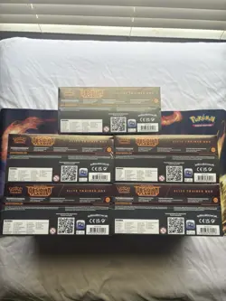 Pokemon TCG Scarlet & Violet Obsidian Flames ETB - Individually Sealed LOT of 5 - Image 4