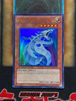 Yugioh Cyber Dragon LCGX-EN175 Ultra Rare 1st Ed MP - Image 1