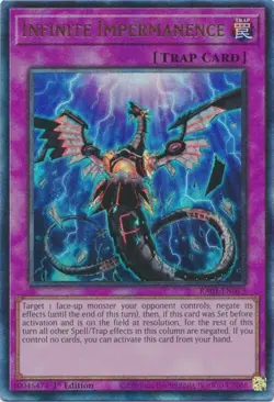 Infinite Impermanence - RA01-EN075 - Ultimate Rare - Rarity Collection - Yugioh - Image 1