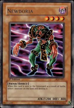 Newdoria - Rare 1st Edition PGD-057 - MP - YuGiOh - Image 1