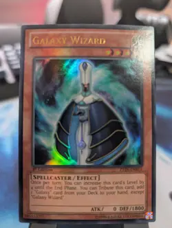 YuGiOh! Galaxy Wizard ZTIN-EN011 Ultra Rare 1st Ed - Image 1