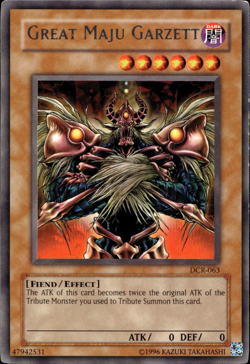 Great Maju Garzett - Rare DCR-063 - MP - YuGiOh - Image 1