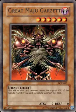 Great Maju Garzett - Rare DCR-063 - LP - YuGiOh - Image 1