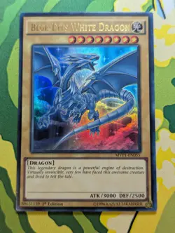 Yugioh MVP1-EN055 - BLUE-EYES WHITE DRAGON - 1st ED - Ultra Rare - VLP - Image 1