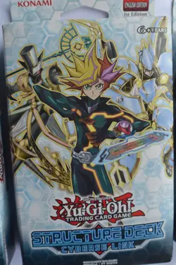 Lot of 4 English YGO Yugioh Cards Cyberse Link Structure Deck. NOS. Box Wear. - Image 4