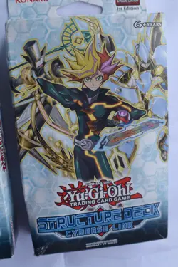 Lot of 4 English YGO Yugioh Cards Cyberse Link Structure Deck. NOS. Box Wear. - Image 5
