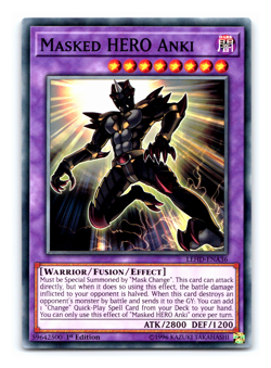 Masked Hero Anki - LEHD-ENA36 - Common - 1st Edition - Yugioh - Image 1