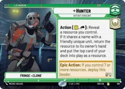 Hunter Outcast Sergeant (Hyperspace) (Star Wars Unlimited) Normal - Image 1