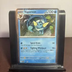 Vaporeon Cosmos Holo - SVP168 - Black Star Promo Card - Pokemon TCG Prismatic - Image 1