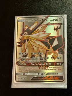 Pokemon Dusk Mane Necrozma GX Full Art Holo Card 145/156 - Image 1