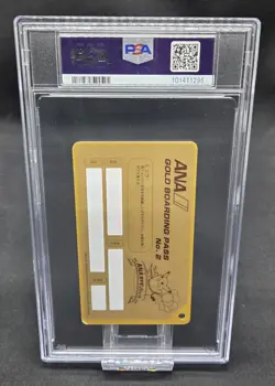 PSA 10 Mew ANA Pokemon Jet Gold Boarding Pass No.2 Promo Japanese Card 1998 - Image 4