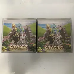 Pokemon Card Game Eevee Heroes 2-Box Set Japanese Sealed 4521329314143 - Image 1