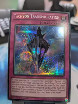 YuGiOh! Tachyon Transmigreation WSUP-EN012 Secret Rare 1st Ed - Image 1