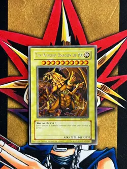 DOD-001 The Winged Dragon of Ra Secret Rare LP Yugioh Card - Image 1