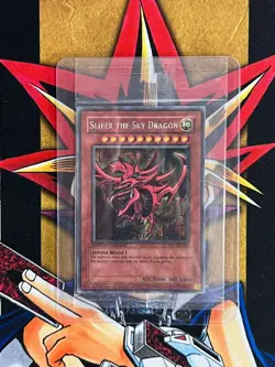 YMA-EN001 Slifer The Sky Dragon Secret Rare Limited Edition Sealed Yugioh Card - Image 1