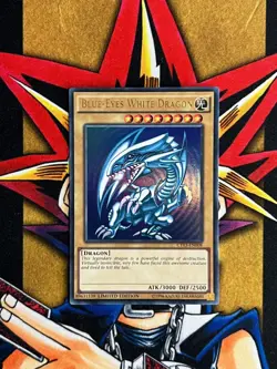 CT13-EN008 Blue-Eyes White Dragon Ultra Rare Limited Edition LP Yugioh Card - Image 1