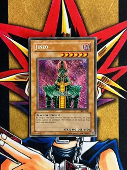 PSV-000 Jinzo Reverse Secret Rare Misprint LP Yugioh Card - Image 1