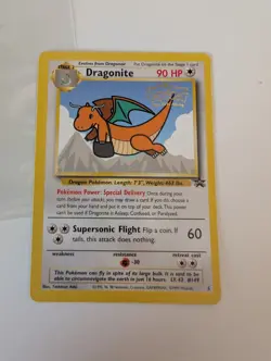Pokemon TCG Dragonite Black Star Promo #5 WB Movie Promo Card - Image 1