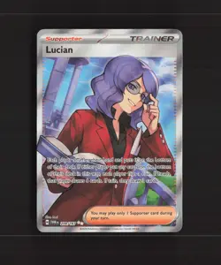 Lucian 208/167 Twilight Masquerade Full Art Ultra Rare Holo Pokemon Card NM - Image 1