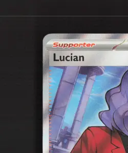 Lucian 208/167 Twilight Masquerade Full Art Ultra Rare Holo Pokemon Card NM - Image 3