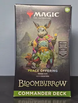 Magic the Gathering Bloomburrow Commander Deck Peace Offering MTG New Sealed MtG - Image 1