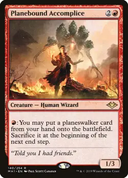 Planebound Accomplice [Modern Horizons] Near Mint MTG - Image 1