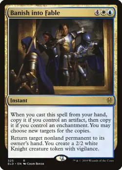 Banish into Fable [Throne of Eldraine] Near Mint MTG - Image 1