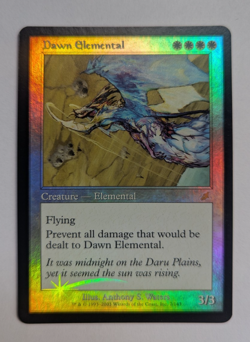 Magic Mtg FOIL Scourge Dawn Elemental near mint - Image 1