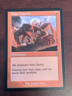 MTG Mass Hysteria (Retro Frame) - 400 / English / Near Mint - Image 1
