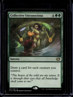 Collective Unconscious Commander 2014 PLD Green Rare MAGIC MTG CARD - Image 1